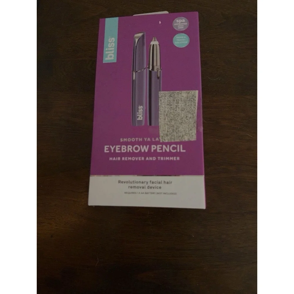 Bliss Smooth Ya Lata Eyebrow Pencil Trimmer Cordless Battery Purple Hair Remover